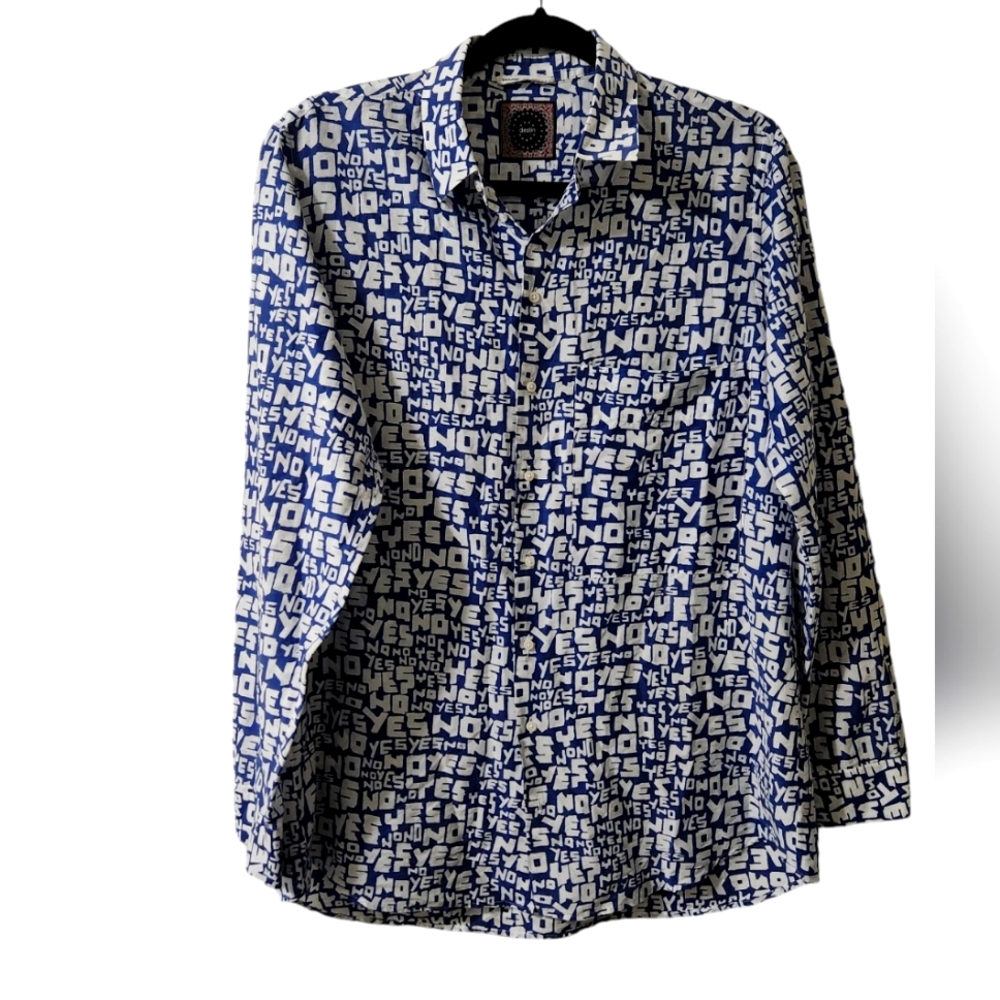 Destin Italian button-down oversize blouse top